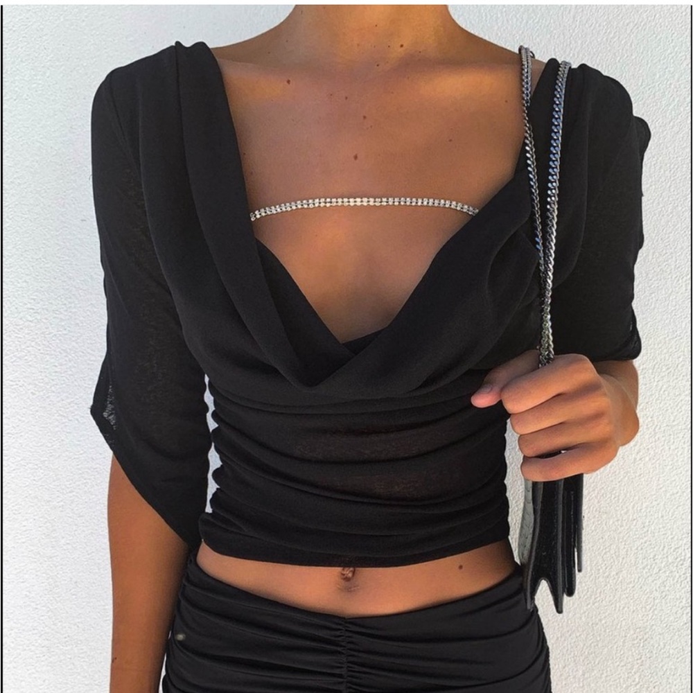 I am gia black Carlotta top